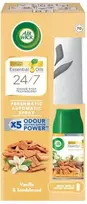 Oro gaiviklio Air Wick rinkinys Vanilė & Sandalmedis 250ml su automatiniu baltu dozatoriumi