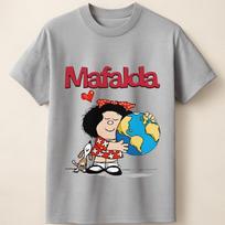 Mafalda Hug Earth Graphic From Iconic Comic Strip Fan Art Unisex T Shirt Unisex T-Shirt XXL