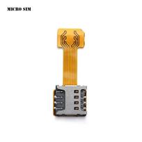 Geek Android Phone DIY Dual SIM Card Adapter Hybrid Sim Slot For Micro SD Extender Nano Cato Micro Sim