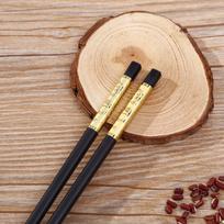 Zhi Shi Golden Dragon Alloy Chopsticks Set