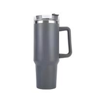 Water Bottle with Handle and Straw 40 Oz Water Bottle Keeps Water Cold for Longer Stainless Steel Bottle Insulated Mug 1000-1500ml
