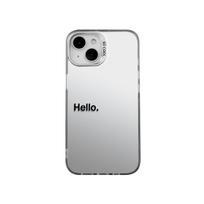 Sveiki Minimalistinis telefono dėklas Tinka Apple 17/16 Pro/15 Pro Max telefono dėklui, 14 Pro/13 Premium versijai. iPhone 17 white