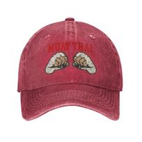 Custom Fashion Cotton Muay Thai Combat Workout Baseball Cap Unisex Women Breathable Thailand Kickboxing Boxing Dad Hat Outdoor Baseball Cap
