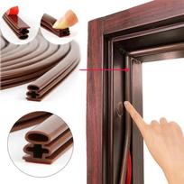 Self-adhesive Silicone Rubber Sealing Strip Door Window Sealing Strips Gap Blocker I Type Insulation Tape 6Meters/Roll L shape 10x4mm&6 meter ruda