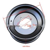 23x7-10 ATV Beach Tire & 22x10-10 Rim for 4-Wheeled Go-Kart with 4-Hole Hub
