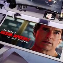 M-Mission-NS S-Impossible-ES Mouse Pad Multiple Sizes Large Square Computer Office Game Table Mats Rubber Anti-slip Mousepads 600x300x2mm
