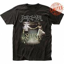 Pierce The Veil Selfish Machines Black Short Sleeve T-shirt S-5XL Unisex T-Shirt S