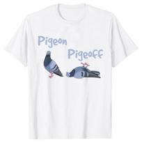 Pigeon Pigeoff Bird Birdwatcher Birdwatching Tshirt Cute Funny Graphic Tshirt Womne Tshirt T Shirt Summer Streetwear Graphic S