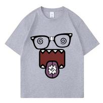 Domo Kun Funny Meme T Shirts Men's Women Clothes Classic Casual Tee Shirts Short Sleeve Summer T-shirt Tops Streetwear M
