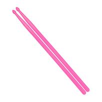 5A Luminous Drum Stick Glow In The Dark Nylon Drum Stick Wear Resist Light Up Drum Sticks for Stage Performance Tool rožinė