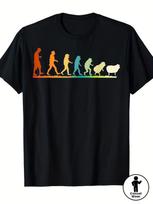 Conspiracy Theorist T-Shirt - Wake Up Sheeple Graphic with Sheep Evolution Des S įvairiaspalvis
