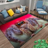 spider Carpet For Living Room Game Rugs Soft Floor Cartoon Rugs Bathroom Rug Mat Yoga Mat Home Decor  decoration chambre 60cm x 90cm