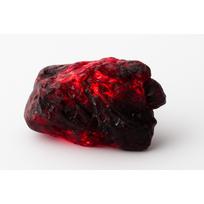 NATURAL Red Ruby 90.95 Ct Huge Rough Earth Mined CERTIFIED Rare Loose Gemstone 19.4 mm raudona
