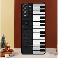 Piano Keys Musical Case For Samsung Galaxy S24 S26 Ultra S22 S23 S25 Ultra S20 S21 Plus S10 S25 FE Cover Funda Galaxy S21Ultra