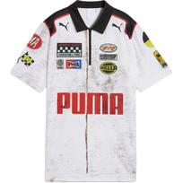 PUMA x A$AP ROCKY Team Zip Polo Shirt 'White' Men's 631046-02