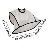 Male Shaving Apron Beard Catcher Cape Care Bib Face Foldable Shaved Hair Bibs Shaver Cleaning Gift for boyfriend Man balta