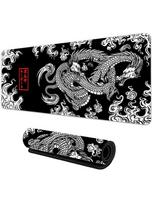Japanese Dragon Large XXL Gaming Mousepad Speed Desk Mat Anime Theme Keyboard Gamer Mouse Pad for Esports 300x800x2mm