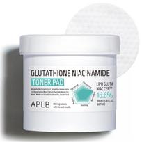 APLB Glutathione Niacinamide Toner Pad - Gentle Exfoliating, Korean 60pcs white