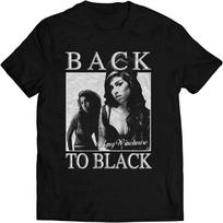 Amy Winehouse Back To Black Marškinėliai Medvilniniai Visų Dydžių S iki 5XL Unisex Marškinėliai XL