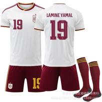 2026 m. Nr. 19 Lamine Yamal Ispanijos išvykos marškinėliai JAV-Meksikos-Kanados Pasaulio taurės varžyboms mažiau