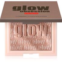 PUPA Milano Glow Obsession profesionalų lygio švytėjimo suteikianti presuota pudra atspalvis 002 - Rose Gold 6 g
