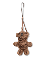 Coach - Straw Bear Bag Charm Coach - Raktų pakabukai ir rankinių pakabukai - Ruda