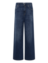 Replay - Cary Trousers Wide Leg 99 Denim - Plačios kelnės - Mėlyna
