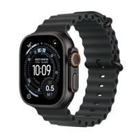 Apple Watch Ultra 3 GPS + Cellular 49mm Ocean Band M/L (Pažeista pakuotė) Black Titanium Case with Black Ocean Band