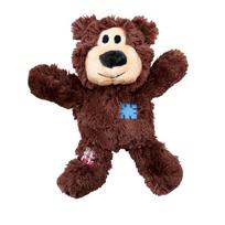 KONG Wild Knots Bear – tvirtas pliušinis žaislas šunims su virvės konstrukcija, 1 vnt.