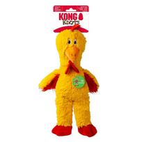 KONG Knots Chicken M/L – pliušinis žaislas šunims su vidine virve, 1 vnt.