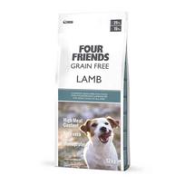 Four Friends lamb grain free monoproteininis begrūdis sausas maistas alergiškiems šunims su ėriena, 12 kg