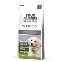 FourFriends venison grain free monoproteino begrūdis sausas pašaras šunims su elniena, 12 kg