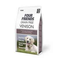 FourFriends venison grain free monoproteininis begrūdis sausas pašaras alergiškiems šunims su elniena, 3 kg
