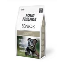 Four Friends Senior begrūdis sausas pašaras šunims-senjorams su vištiena, 3 kg