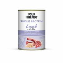 Four Friends Single Protein Lamb With Rice konservai šunims su ėriena ir ryžiais, 400 g