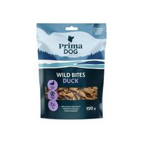 PrimaDog Wild Bites Duck With Echinacea begrūdžiai pusiau drėgni skanėstai šunims su antiena, 150 g