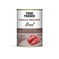 Four Friends Single Protein Beef konservai šunims su jautiena, 400 g