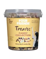 Four Friends Treatos Candy Collection dresūros skanėstai šunims, minkšti, be cukraus, 500 g