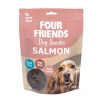 Four Friends Dog Snacks Salmon skanėstas šunims su lašiša, be grūdų, 200 g