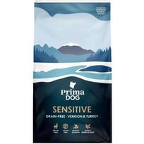 PrimaDog Adult Venison & Turkey begrūdis sausas ėdalas jautriems šunims su elniena ir kalakutiena, 20 kg