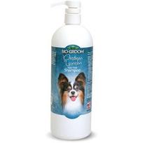 Bio-Groom Protein Lanolin šampūnas šunims ir katėms be ašarų ir sulfatų, su kokosų aliejumi ir sojos baltymais, 946 ml