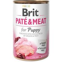Brit Care Wet Chicken & Turkey Pate & Meat for Puppy be grūdų konservai šuniukams ir jauniems šunims, 400 g
