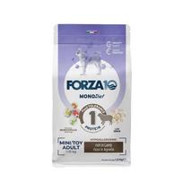 Forza10 Mini & Toy Mono DIET Low Grain su ėriena ir ryžiais sausas maistas mažų ir miniatiūrinių veislių šunims su maisto netoleravimu, 1,5 kg