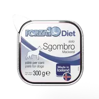 Forza10 Solo DIET drėgnas maistas šunims su skumbre, hipoalerginis, 300 g