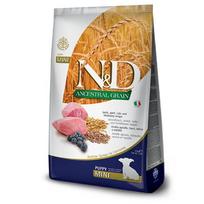 Farmina N&D Low Grain Puppy Mini sausas maistas mažų veislių šuniukams su ėriena ir mėlynėmis, 0.8 kg
