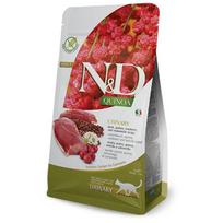 Farmina N&D Quinoa Urinary Grain Free be grūdų sausas maistas katėms su antimi ir bolivine ramune, 300 g