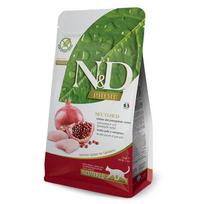 Farmina N&D Cat Grain Free Neutered Vištiena, granatų bekarūninis sausas pašaras sterilizuotoms katėms, 10 kg