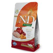 Farmina N&D Cat Grain Free Neutered Putpelė, Moliūgas, Granatas sausas maistas sterilizuotoms katėms, 1.5 kg