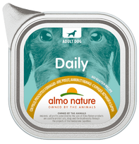 Almo Nature Daily Dog Vištiena su kumpių ir sūriu drėgnas maistas suaugusiems šunims, 100 g
