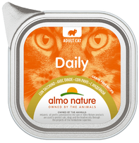 Almo Nature Daily Pate With Turkey drėgnas maistas suaugusioms katėms, paštetos, 100 g
